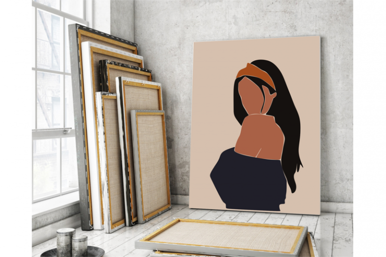 Abstract Woman Portrait Clipart Bundle – MasterBundles