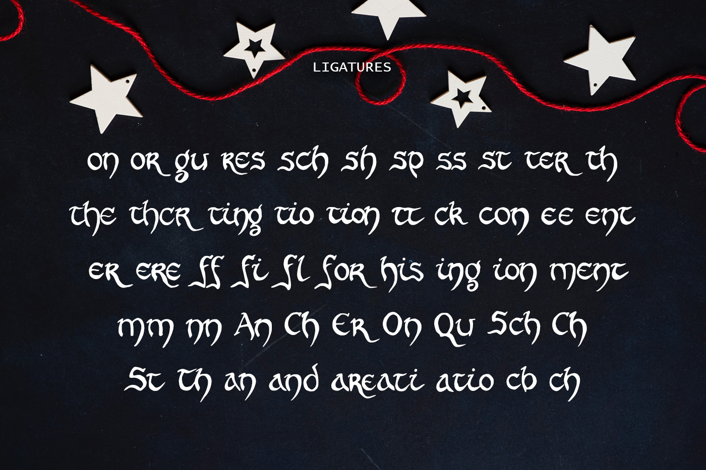 new year font