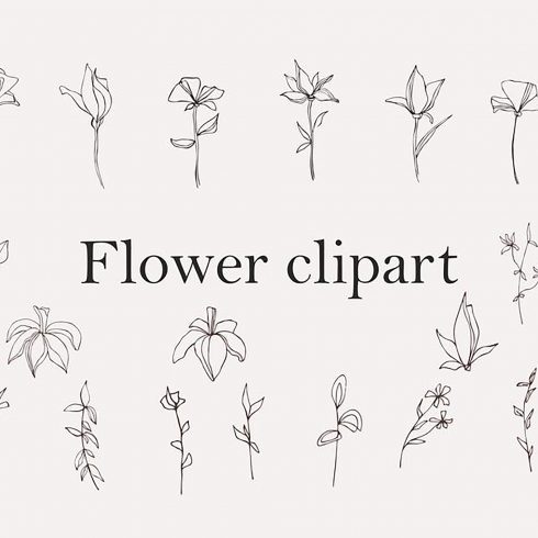 Botanical Flowers and Plants Digital Sticker Pack