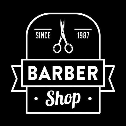 Vintage Barber Shop Logo PNG & EPS – MasterBundles