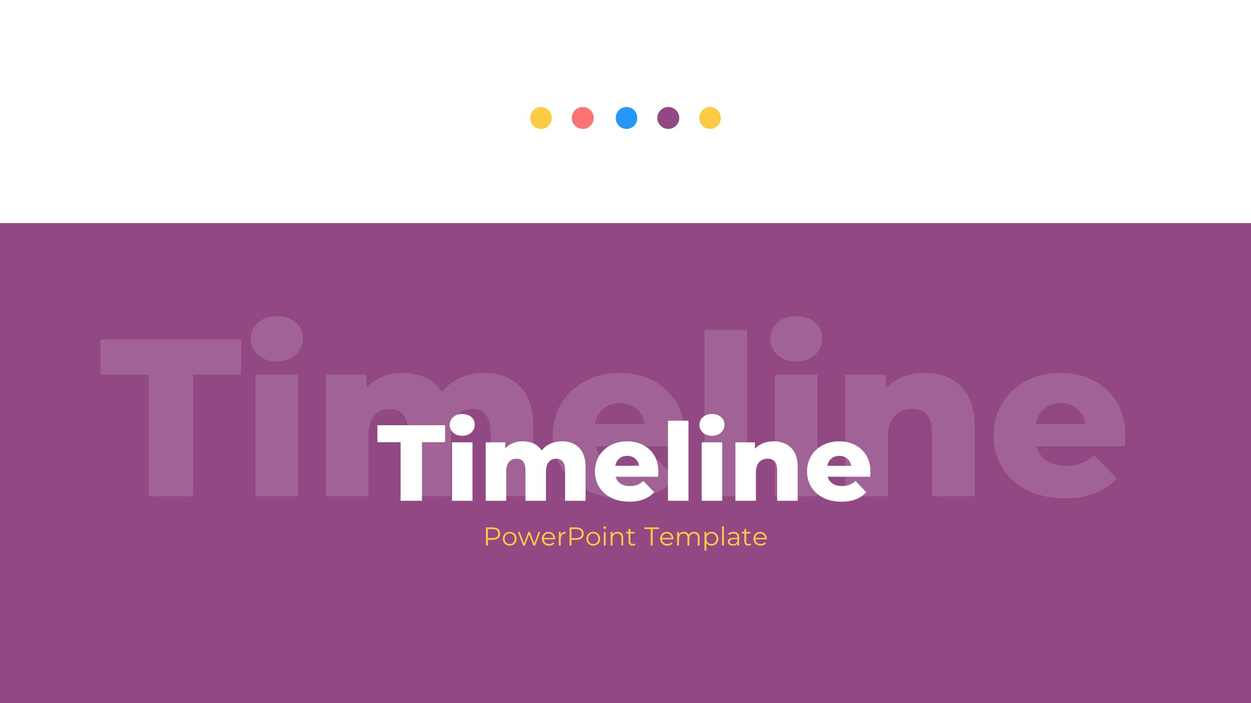 Modern Timeline Presentation Templates presentation.
