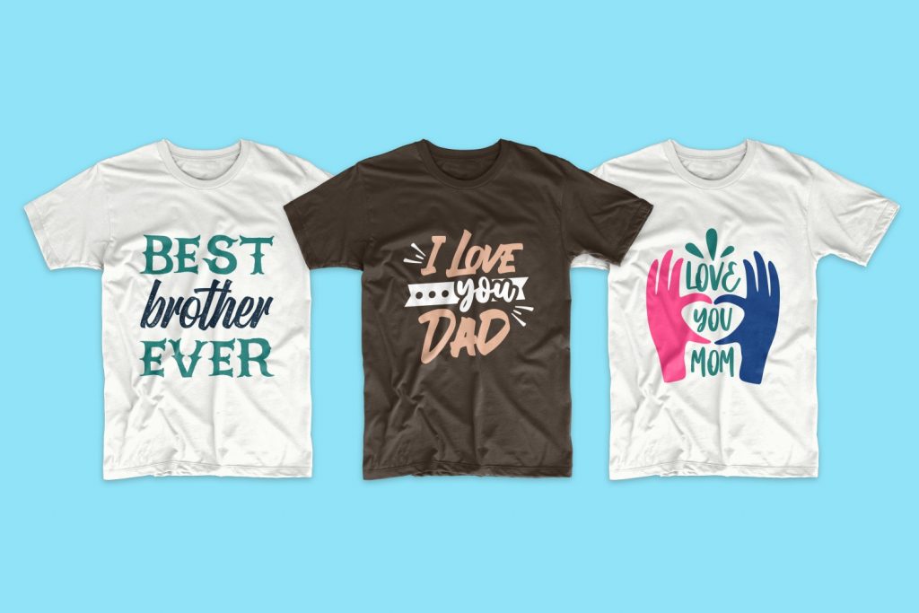 👫 50 Family T-shirt Design Bundles