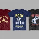 12 Gym T-Shirt Designs – MasterBundles