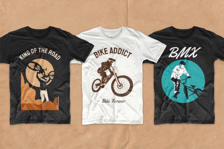 Bicycle T Shirt Design Bundle (50 designs) - MasterBundles