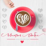 Awesome Heart Monogram Font in 2021