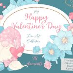 Valentine's Day Clipart Gnomes PNG main cover.