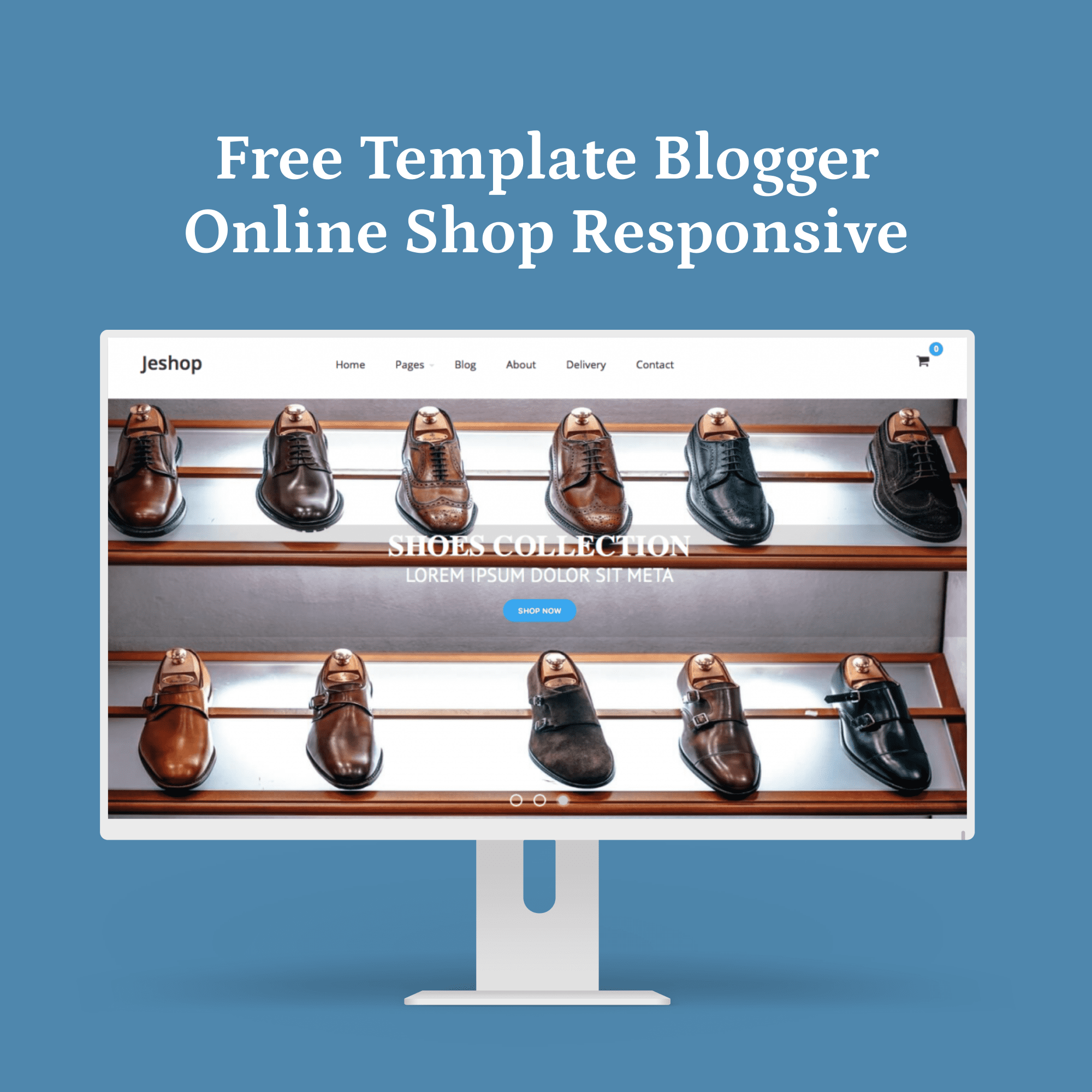 Free Template Blogger Online Shop Responsive main preview