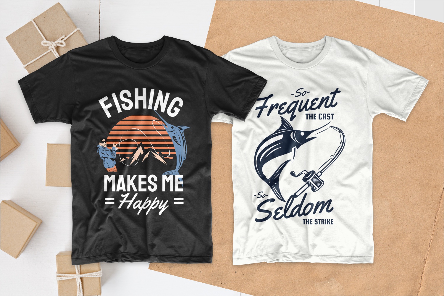 preambule Brig Grijp 👕 🐟 Fishing T-shirt Designs Bundle