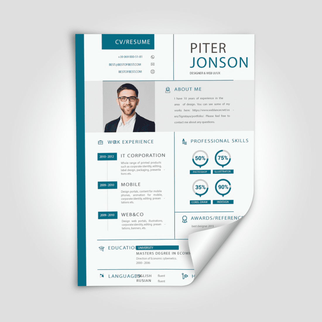 Best Grad Student Resume Templates. Second cover image.