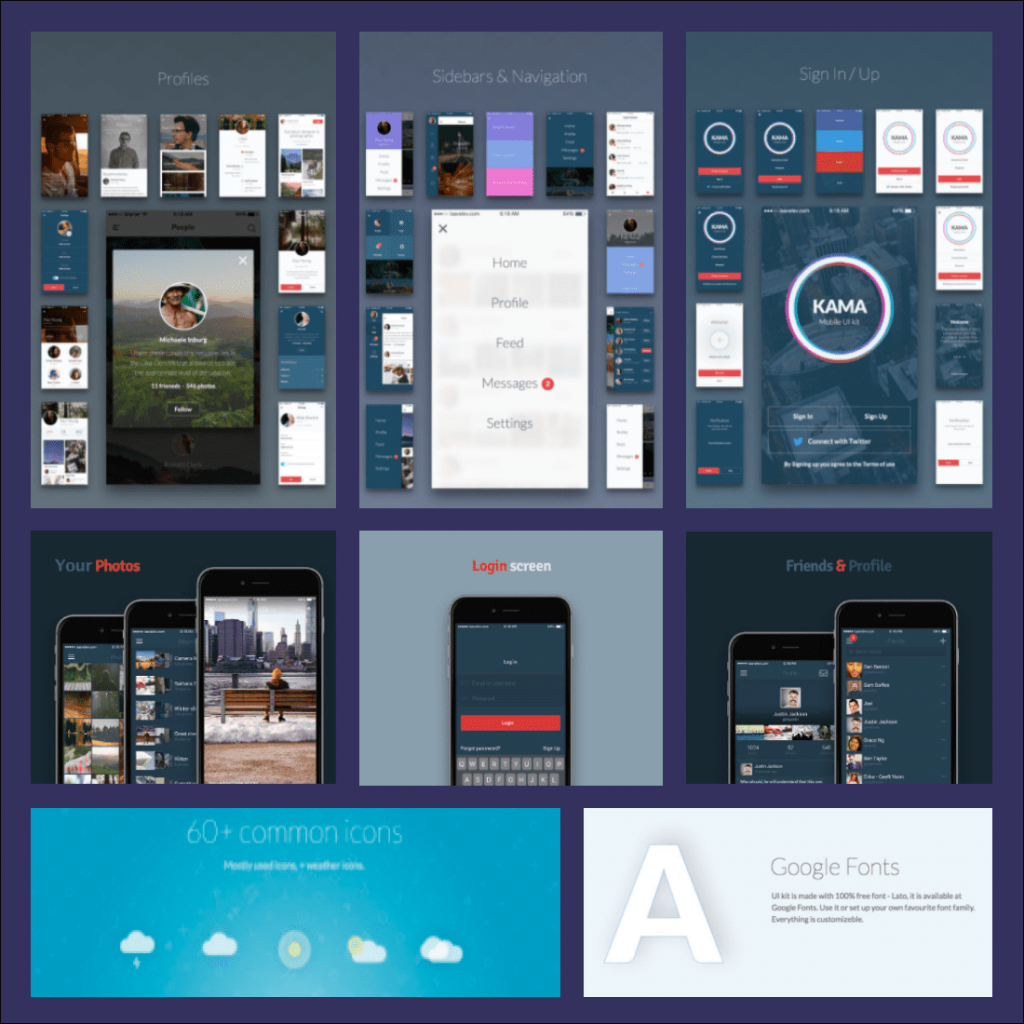 PSD Ui Kits Bundle with 90% OFF – MasterBundles