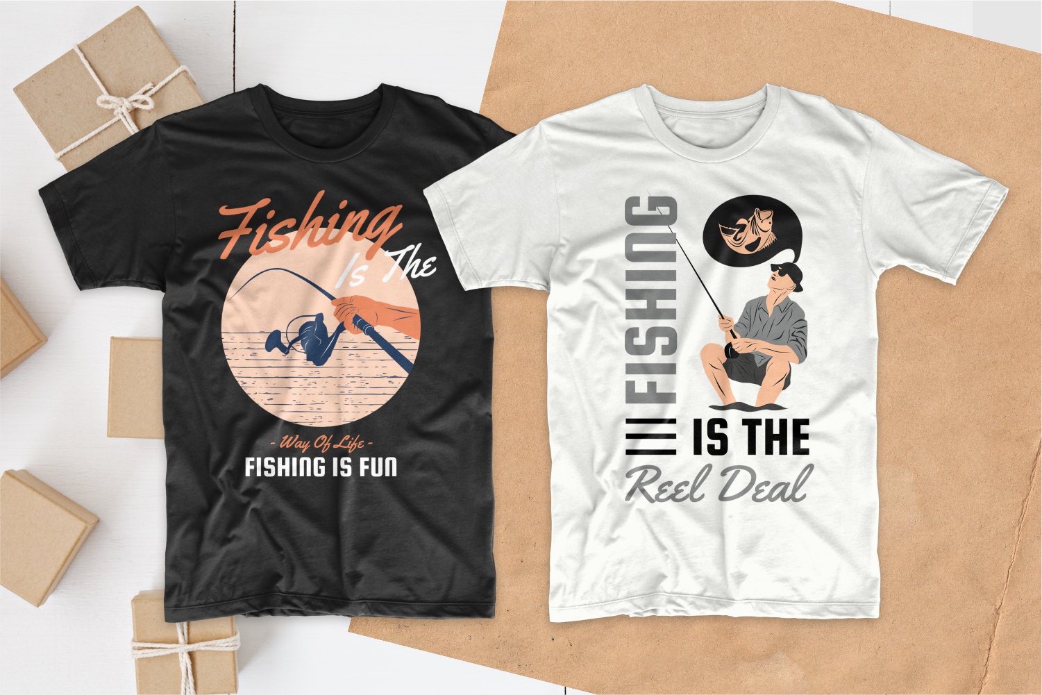 T-shirts about the love of fishing fishermen with stylish graphics.