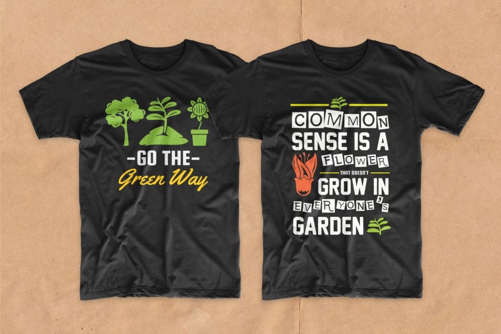 👚 Gardening Tshirt Designs Bundle