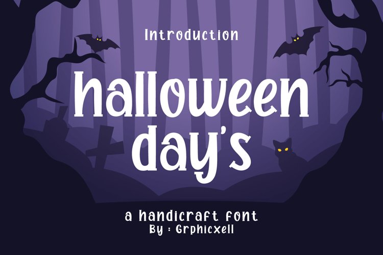 Halloween Day's Font Image.