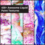 430+ Awesome Liquid Paint Textures
