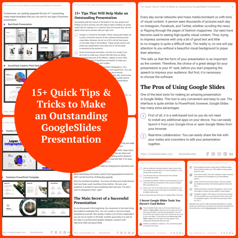 google slides presentation tricks