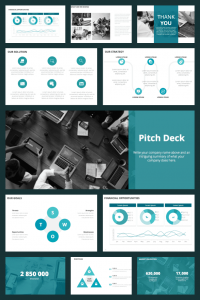 Clean Style Pitch Deck Template 2021: Powerpoint, Google Slides ...