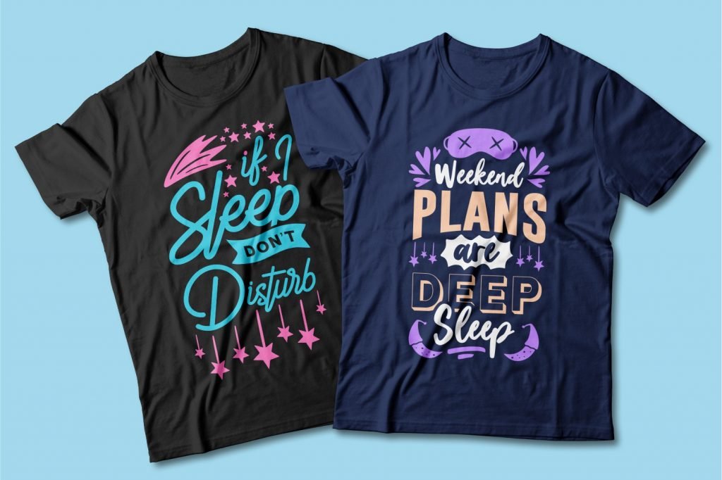 👚 Sleep Lovers T-shirt Designs Bundle