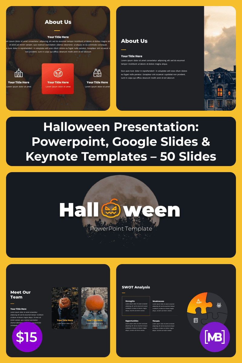 Halloween Presentation. Pinterest.