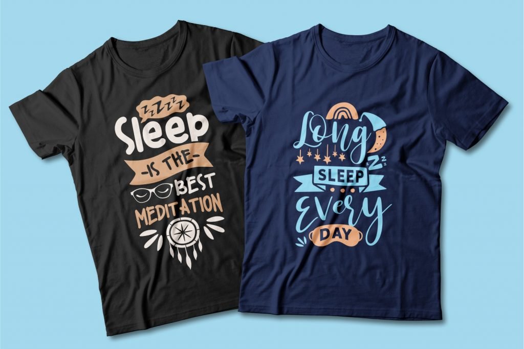 👚 Sleep Lovers T-shirt Designs Bundle