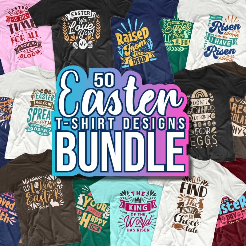 50 Easter T-shirt Designs