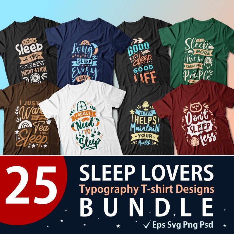 25 Cool & Funny T-shirt Designs Bundle – MasterBundles