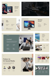 CELLIO Digital Marketing Presentation Template