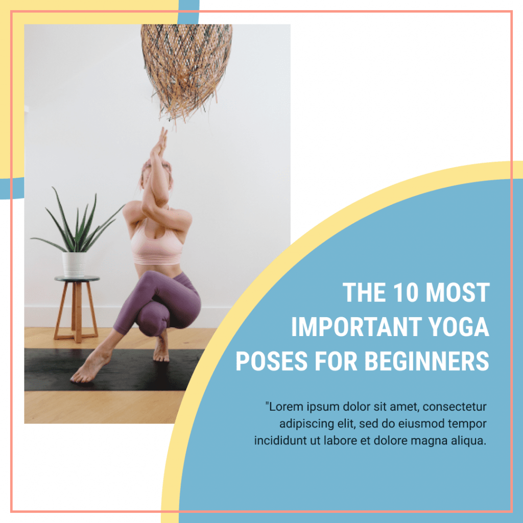 Yoga Instagram Templates Posts and Stories