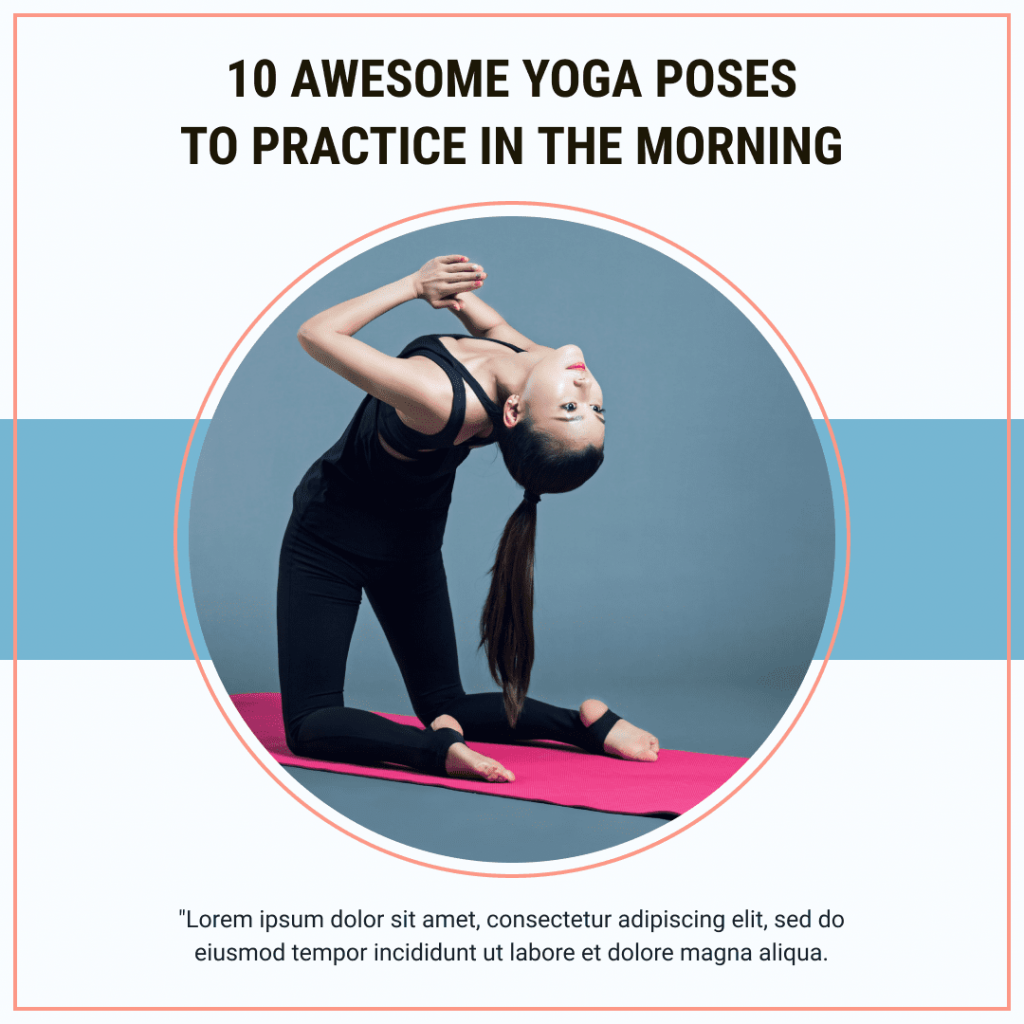 Yoga Instagram Templates Posts and Stories