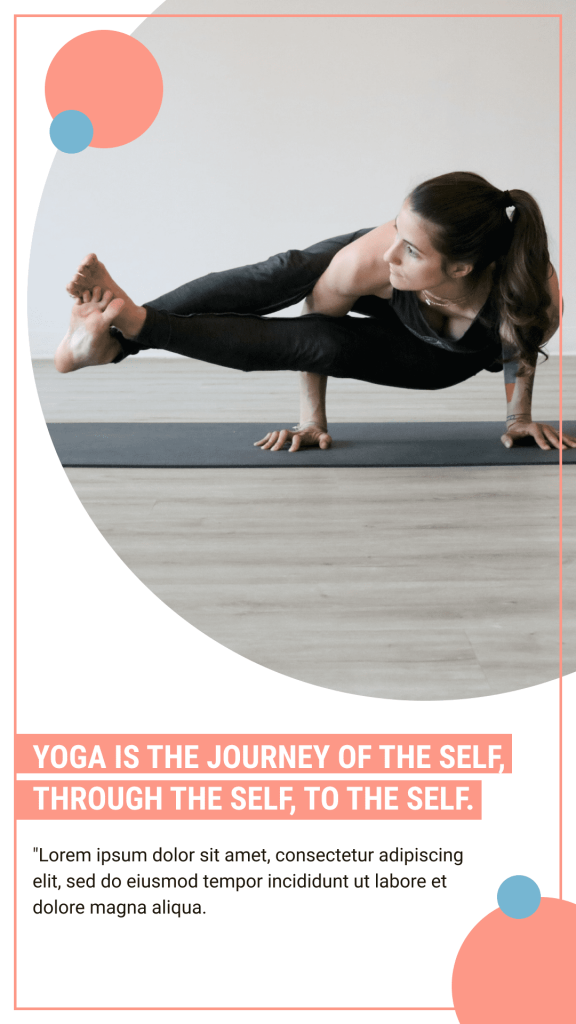 Yoga Instagram Templates Posts and Stories