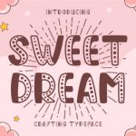 Sweet Dream baby blocks fonts Example.
