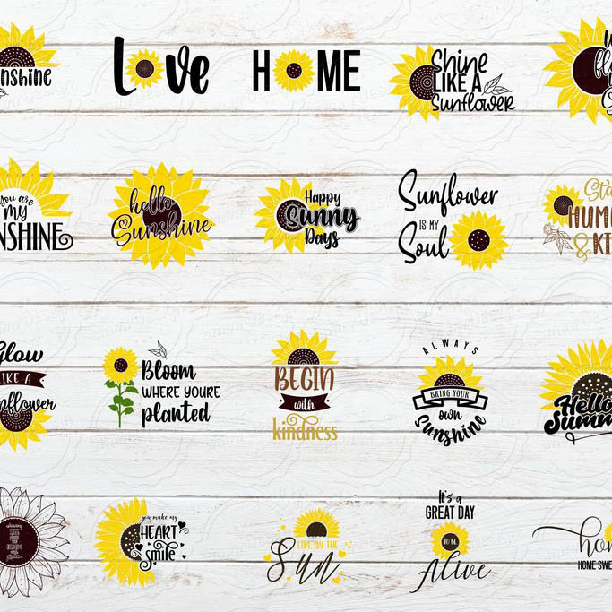 Free Free 157 Sunflower Bunch Svg SVG PNG EPS DXF File