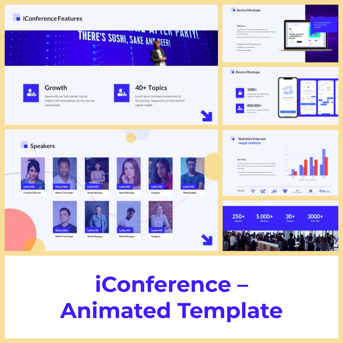 4 iConference – Animated Template