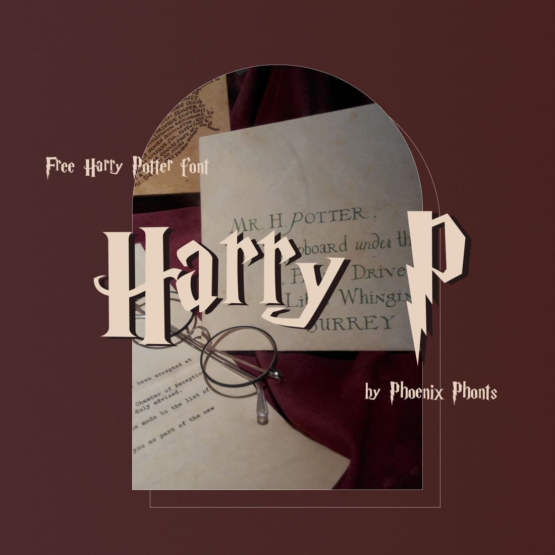 Preview image Free harry potter font.