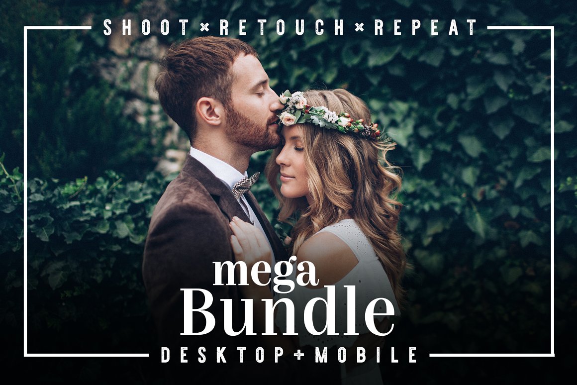 Lightroom Presets Bundle on desktop and mobile.