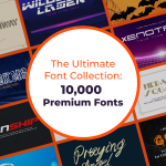 The Ultimate Font Collection is perfect for Entreprenuers, Designers, Business Owners, Content Creators.