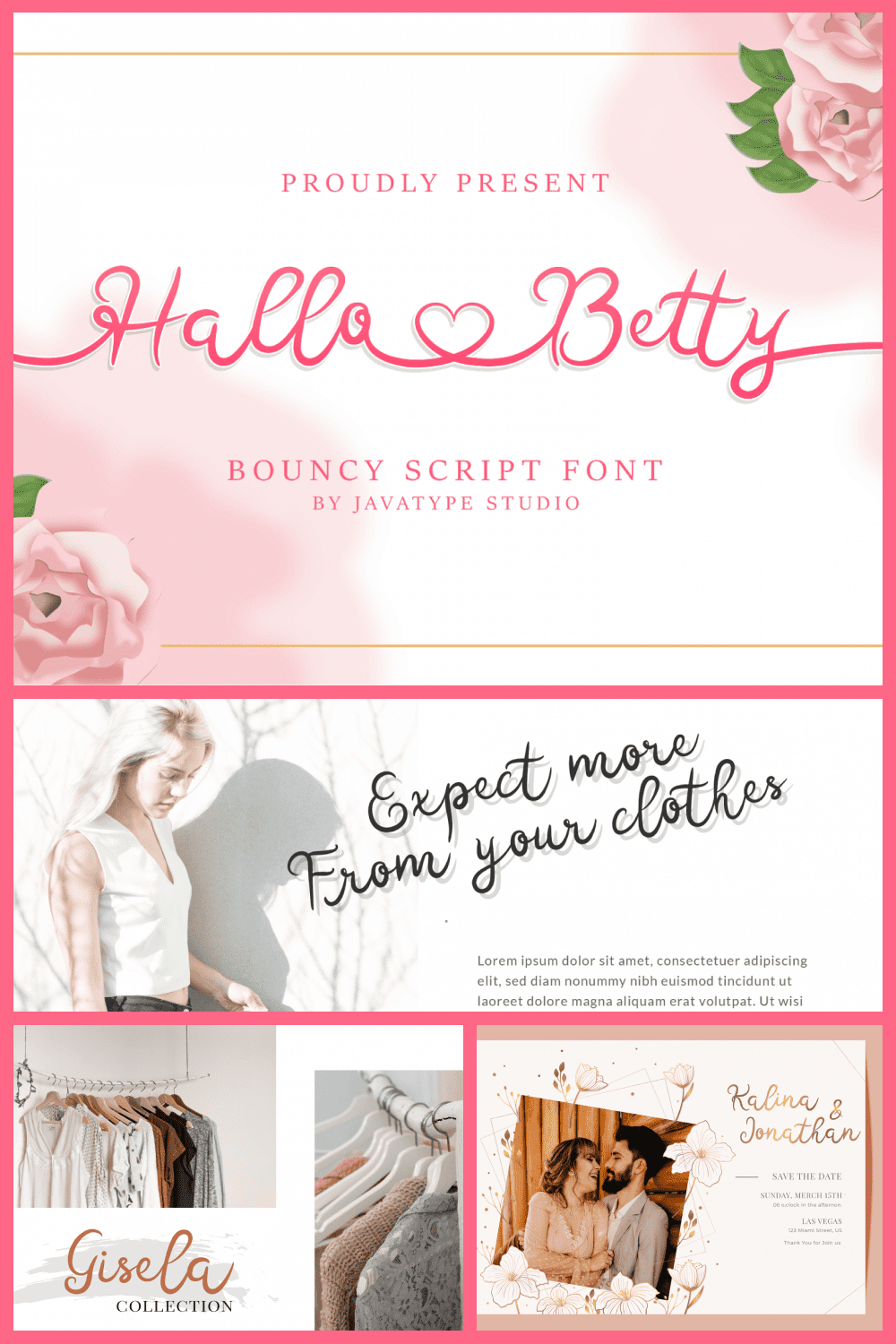 11 Hallo Betty a Bouncy Honey Script Font