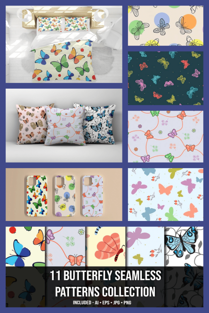 11+ Butterfly Seamless Patterns Collection