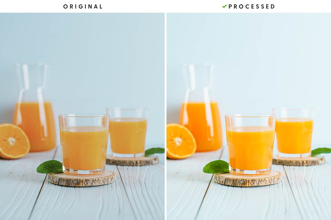 Freshly squeezed orange juice