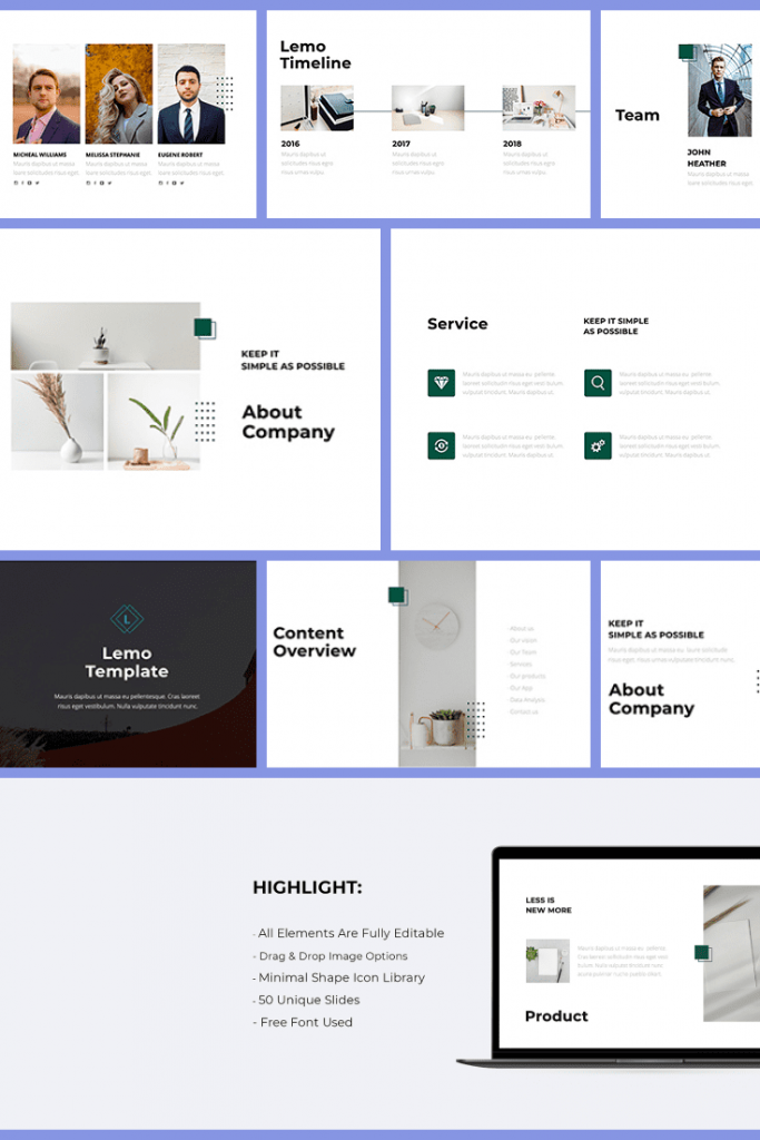 Lemo Business Minimal Template