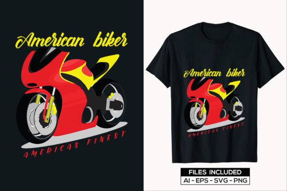 Motorcycle Tshirt Design American Bike Graphics 12708460 1 1 580x386 1