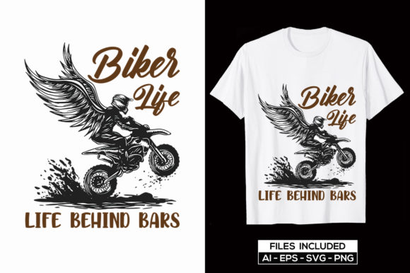 Motorcycle Tshirt Design Biker Life Graphics 12708273 1 1 580x386 1