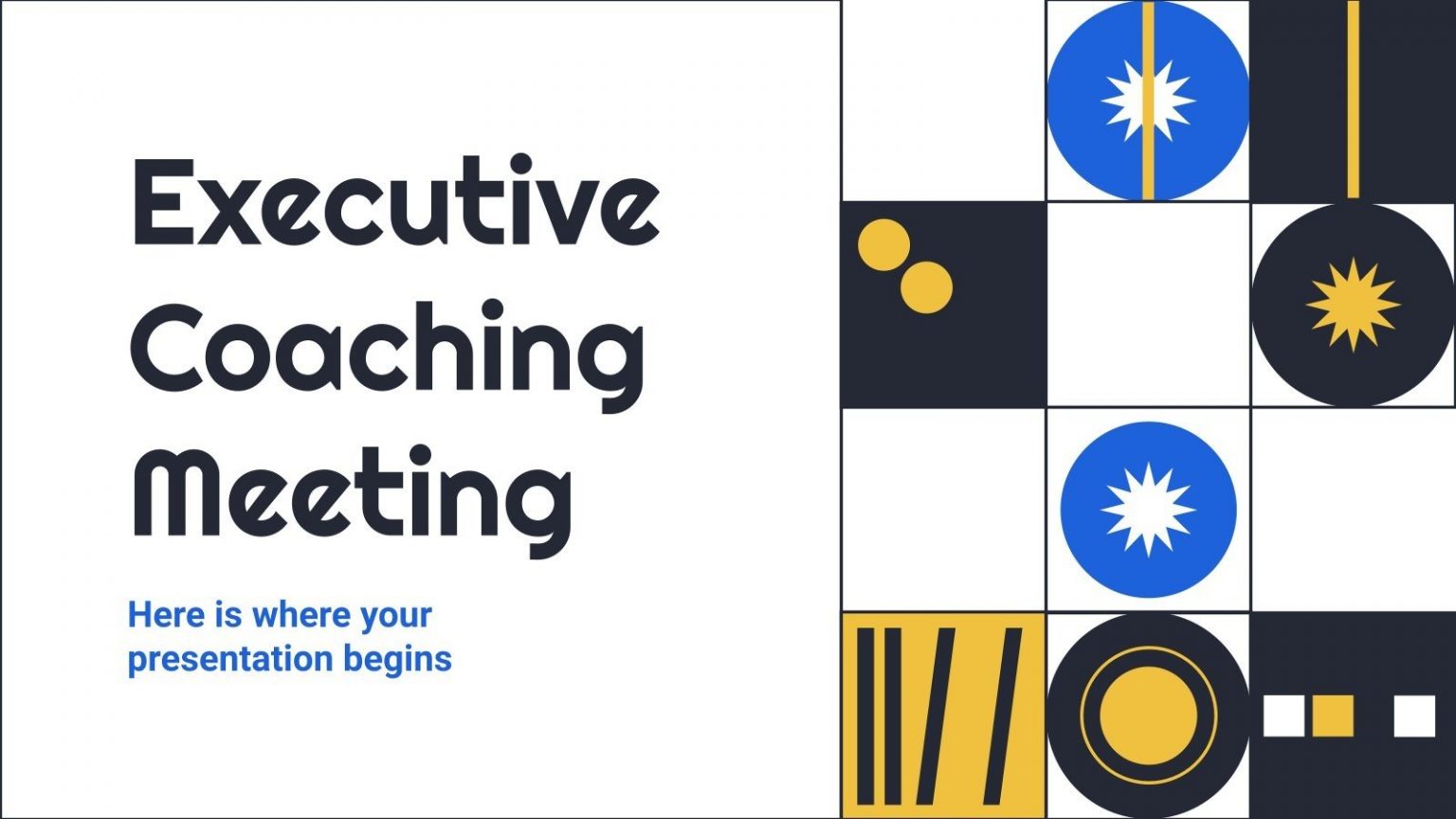 Free Executive Coaching Meeting Powerpoint Template | Master Bundles