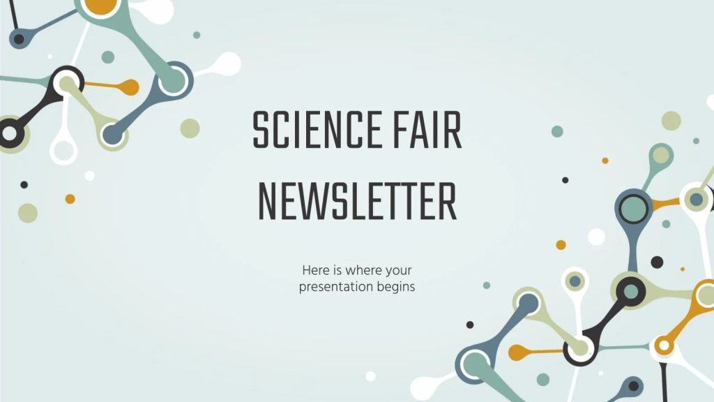 Science Fair Newsletter.