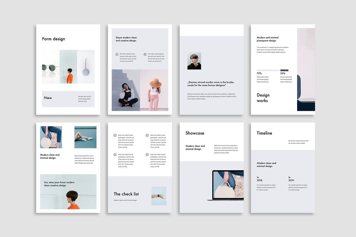 FORM - Vertical Simple Powerpoint Temp | MasterBundles