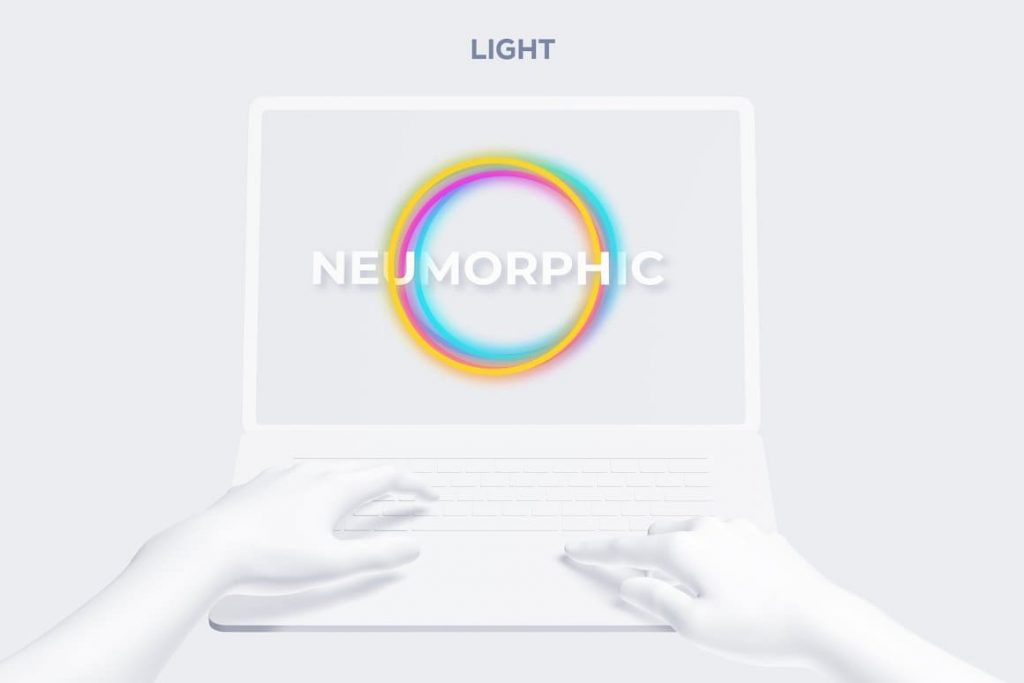 Light version of the Neumorphic Massive Animated PowerPoint Bundle.