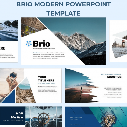 Brio Business Powerpoint Template.