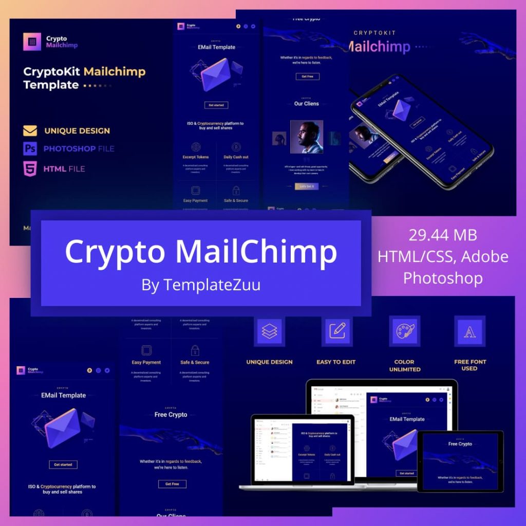 Crypto Pitch Deck Presentation v 2.0 Master Bundles
