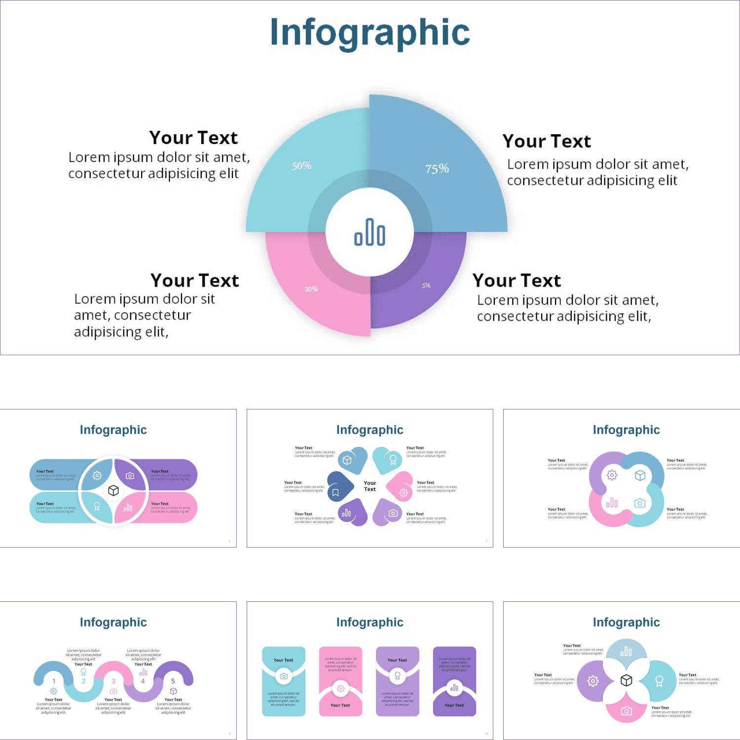 Infographic Powerpoint Presentation by MasterBundles.