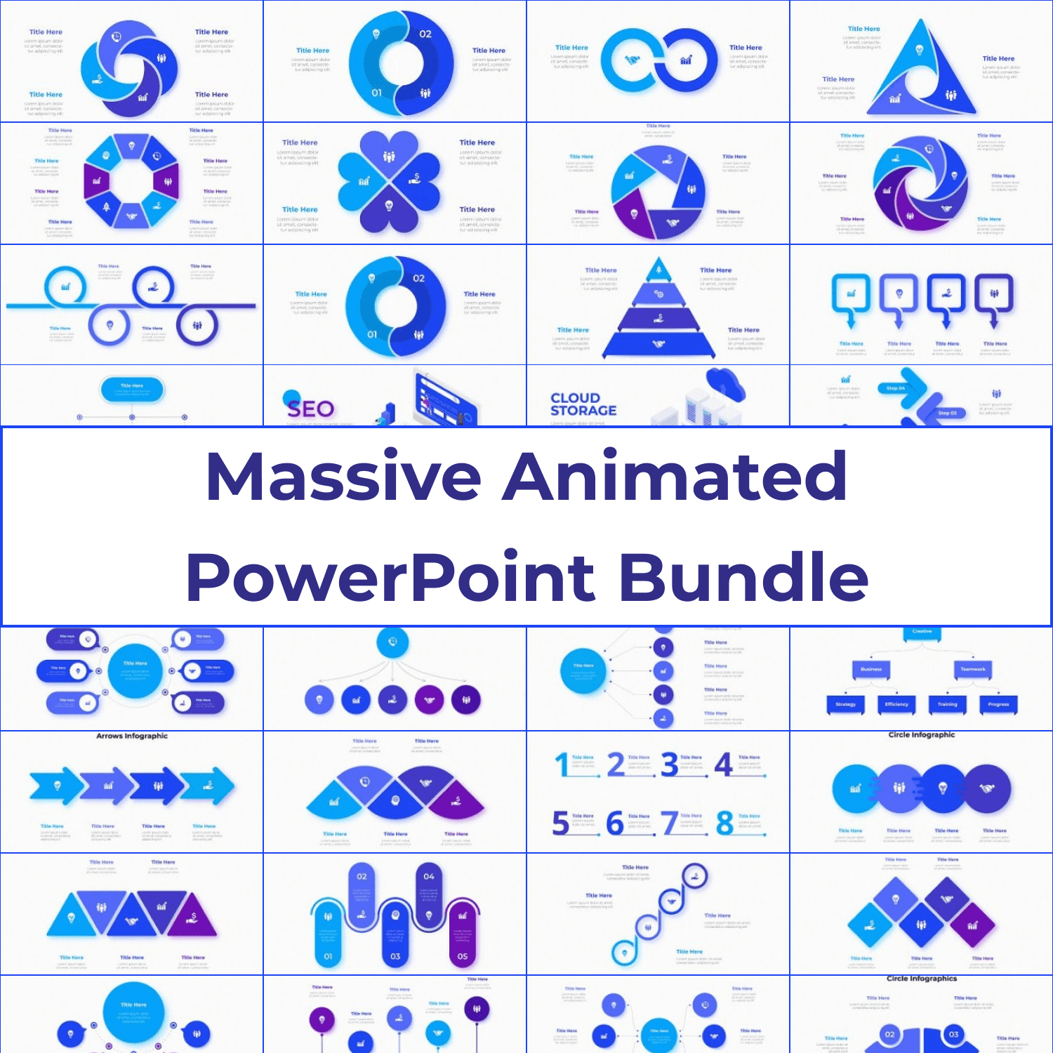 Massive Animated PowerPoint Bundle by MasterBundles.