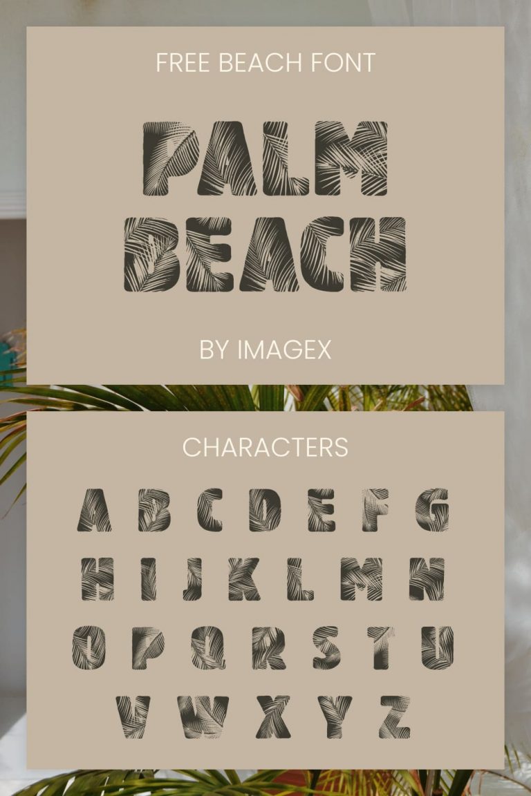 Palm Beach Free Beach Font – MasterBundles